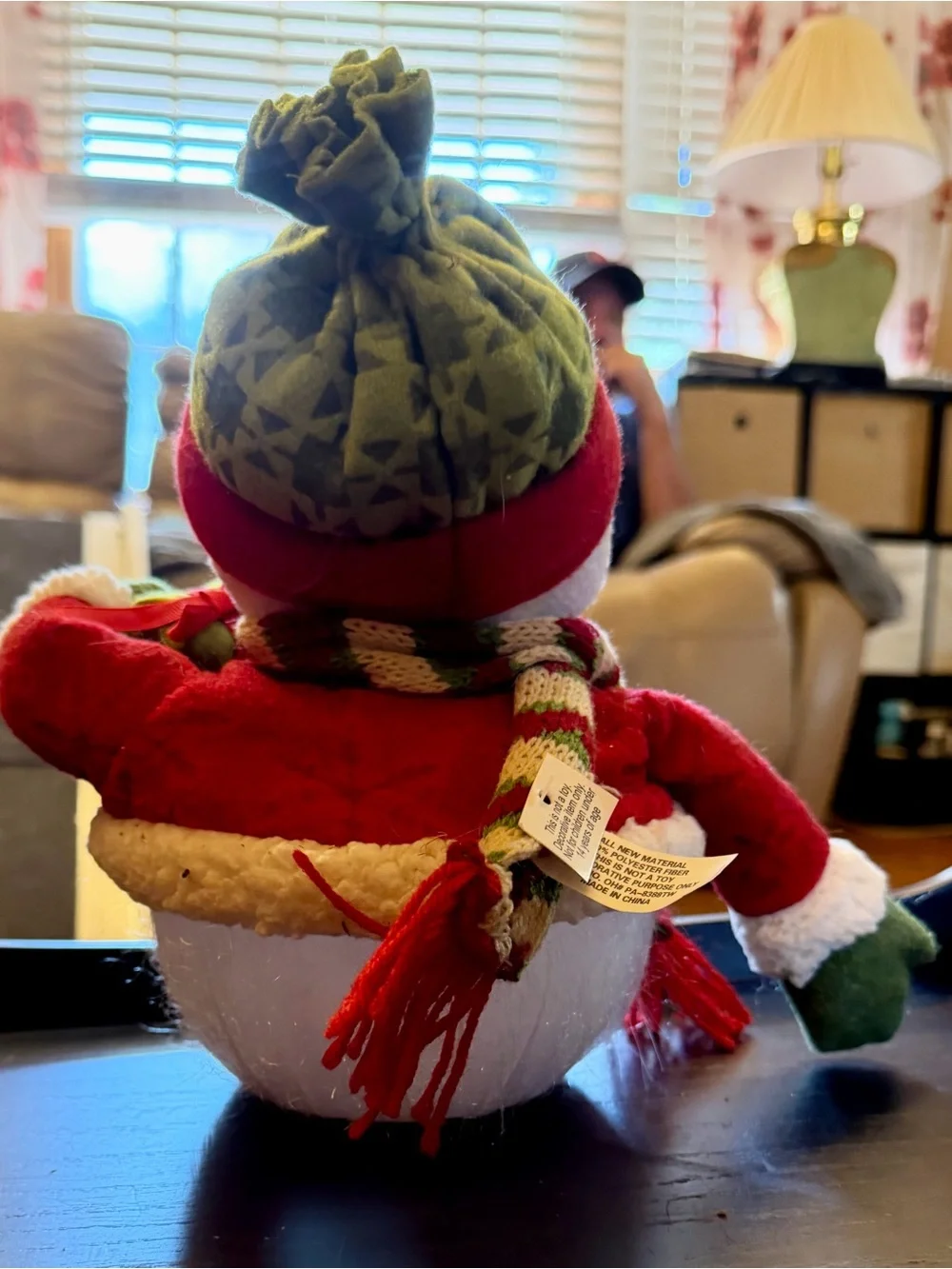 Festive Snowman Holiday Accent